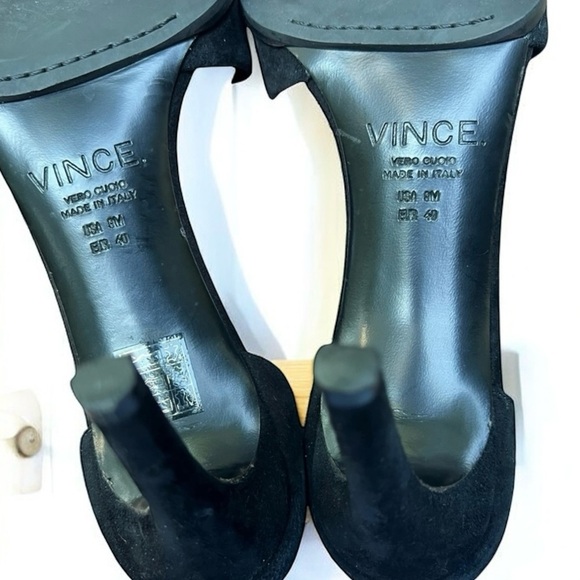 🌻Vince Black Suede Adley Pumps | Made in Italy | US Size 9 - Picture 12 of 14